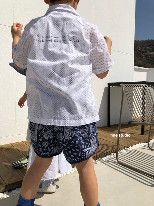 FINE STUDIO - Korean Children Fashion - #Kfashion4kids - Paisley Shorts - 5