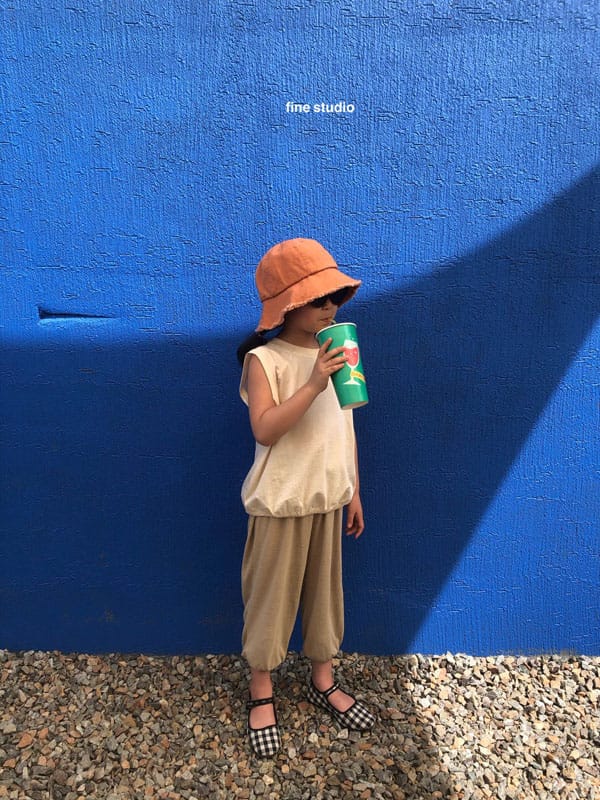 FINE STUDIO - Korean Children Fashion - #Kfashion4kids - Linen Capri Pants - 6