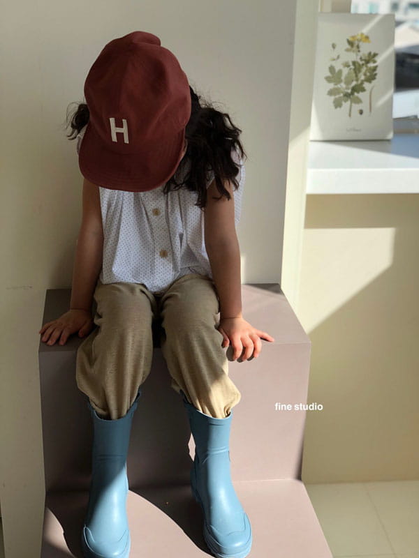 FINE STUDIO - Korean Children Fashion - #Kfashion4kids - Linen Capri Pants - 8