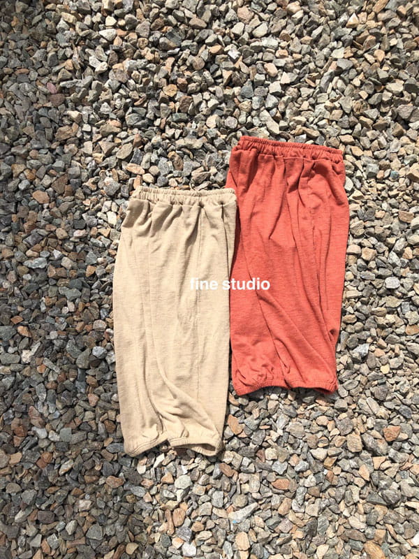 FINE STUDIO - Korean Children Fashion - #Kfashion4kids - Linen Capri Pants - 9