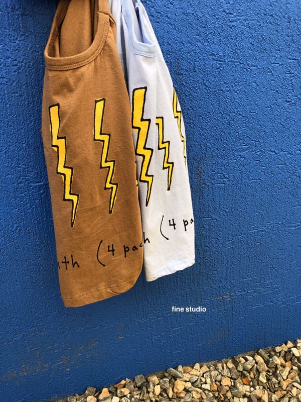 FINE STUDIO - Korean Children Fashion - #Kfashion4kids - Thunder Short Sleeves Tee - 2