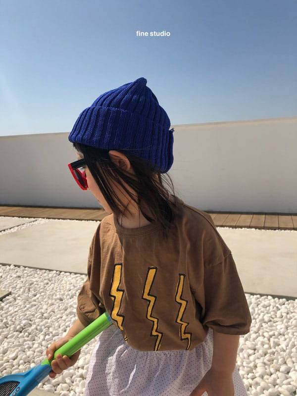 FINE STUDIO - Korean Children Fashion - #Kfashion4kids - Thunder Short Sleeves Tee - 5