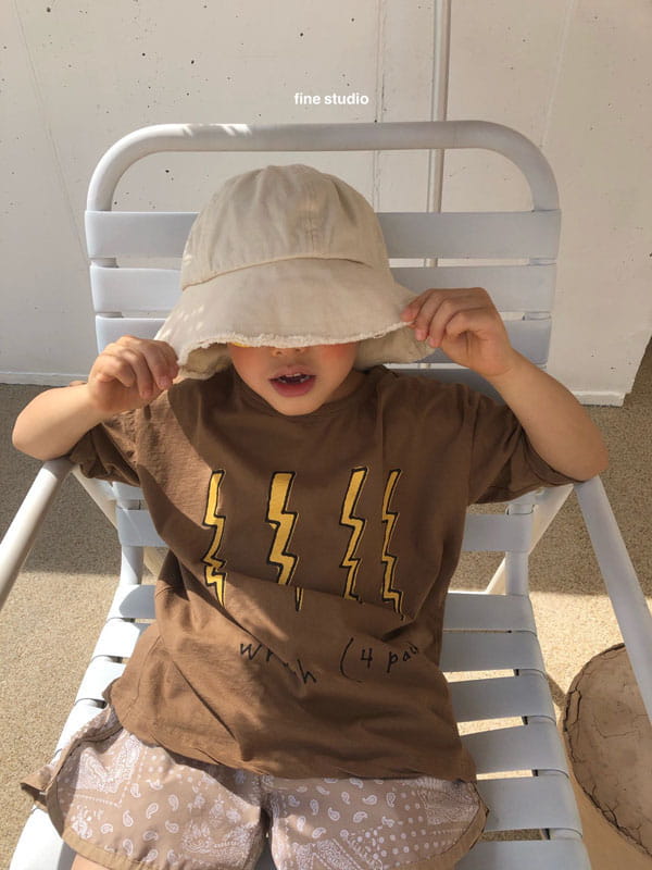 FINE STUDIO - Korean Children Fashion - #Kfashion4kids - Thunder Short Sleeves Tee - 7