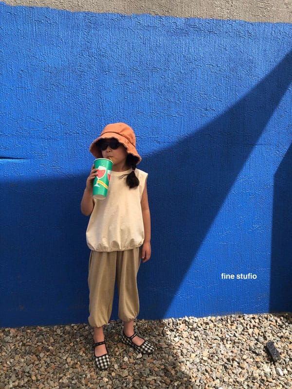 FINE STUDIO - Korean Children Fashion - #Kfashion4kids - Morden Sbanding Sleeveless - 8