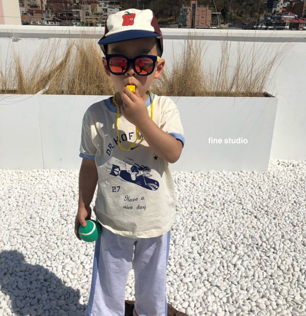 FINE STUDIO - Korean Children Fashion - #Kfashion4kids - Hoffman Short Sleeves Tee - 5
