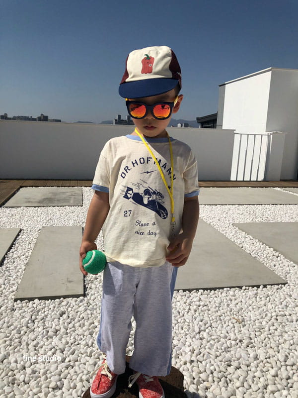 FINE STUDIO - Korean Children Fashion - #Kfashion4kids - Hoffman Short Sleeves Tee - 6