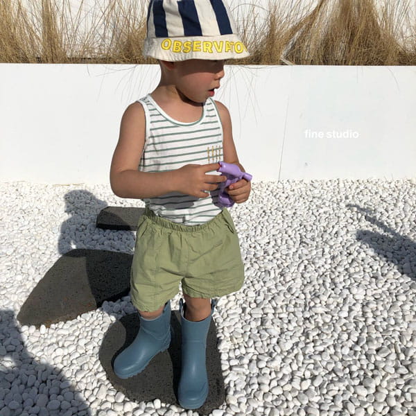 FINE STUDIO - Korean Children Fashion - #Kfashion4kids - Slit Shorts - 3