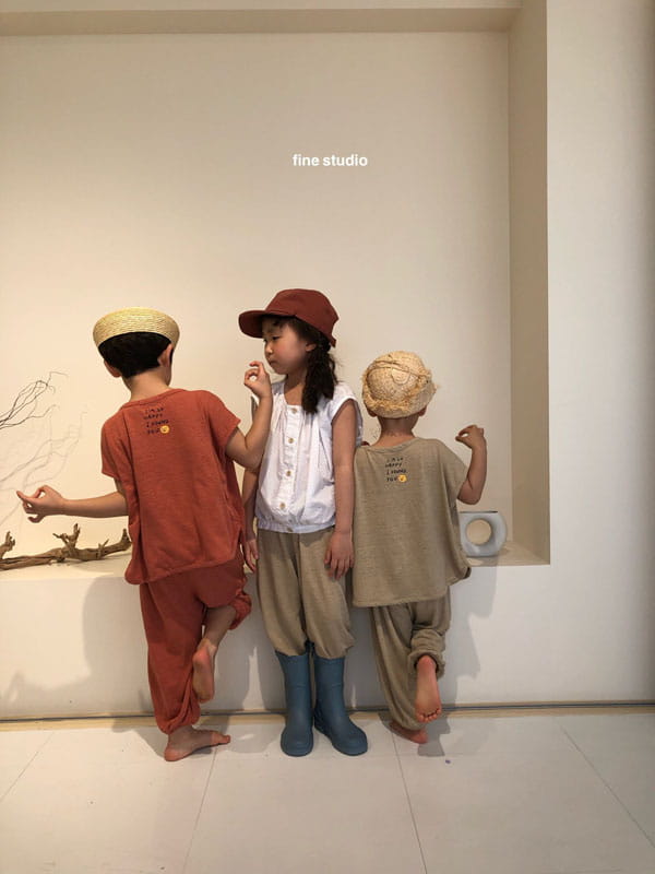 FINE STUDIO - Korean Children Fashion - #Kfashion4kids - Linen Sleeveless - 8