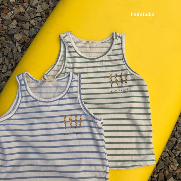 FINE STUDIO - Korean Children Fashion - #Kfashion4kids - Thunder Sleeveless