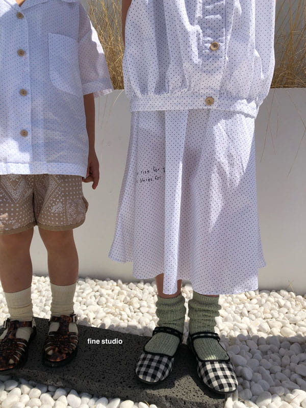 FINE STUDIO - Korean Children Fashion - #Kfashion4kids - Dot Skirt - 5