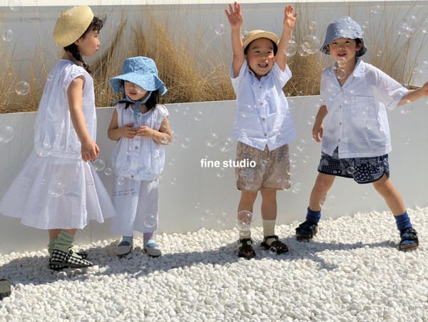 FINE STUDIO - Korean Children Fashion - #Kfashion4kids - Dot Shirring Blouse - 9