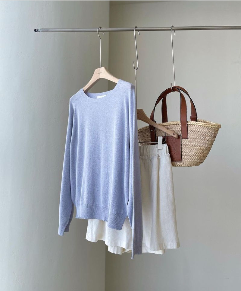 FLOATY - Korean Women Fashion - #Kfashion - Wholegarment Season Round Knit Pullover - 2