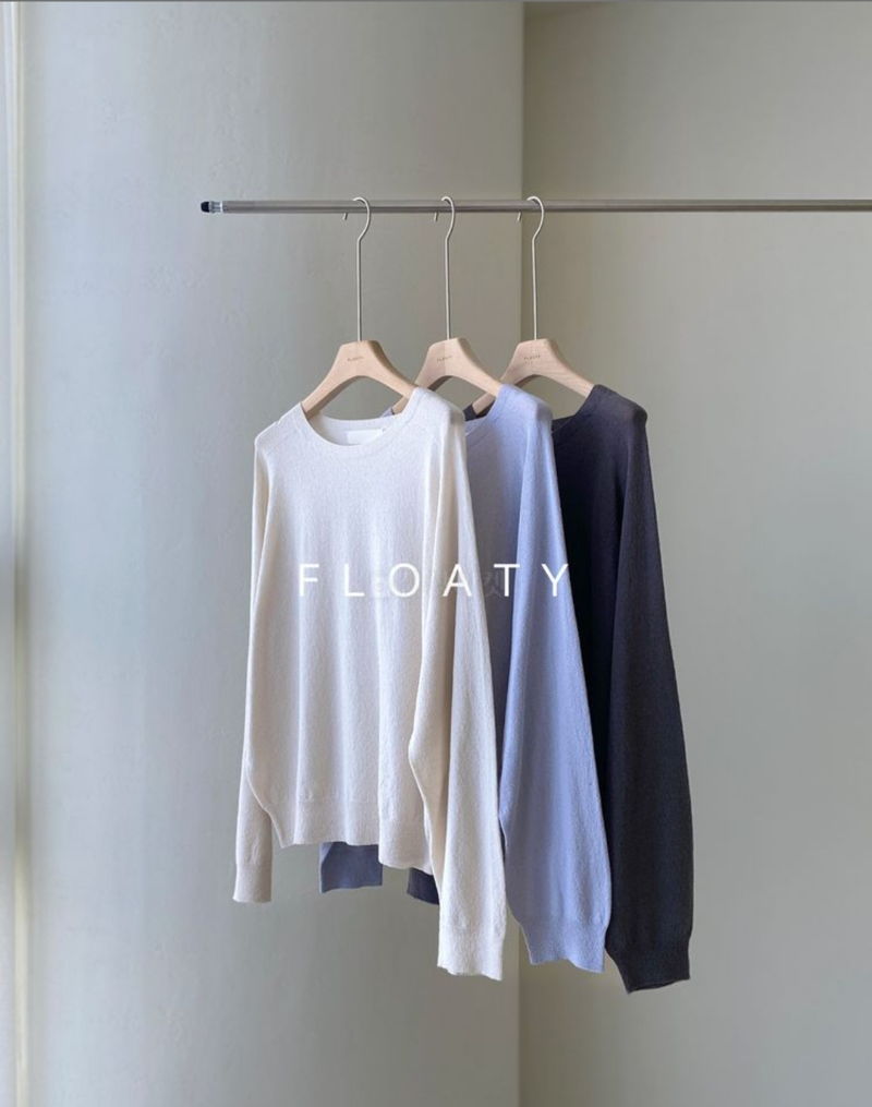FLOATY - Korean Women Fashion - #Kfashion - Wholegarment Season Round Knit Pullover - 7