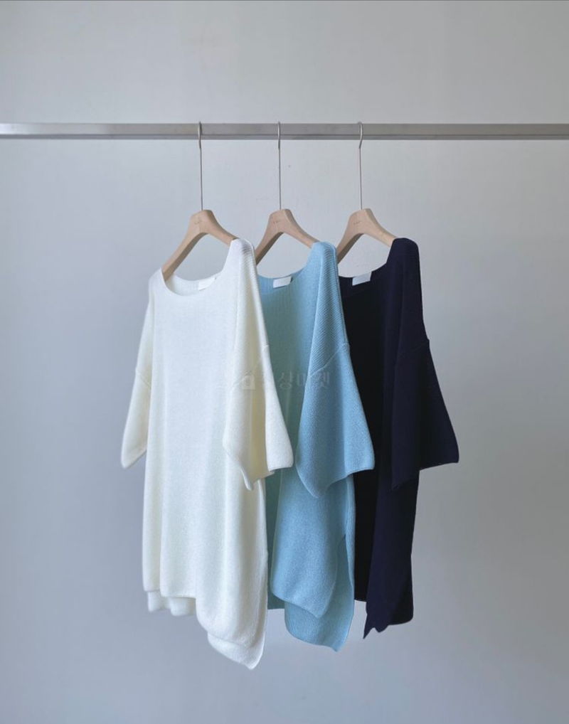FLOATY - Korean Women Fashion - #Kfashion - Miere Round Top