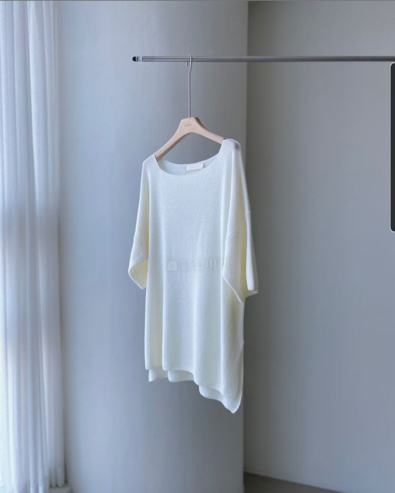 FLOATY - Korean Women Fashion - #Kfashion - Miere Round Top - 3