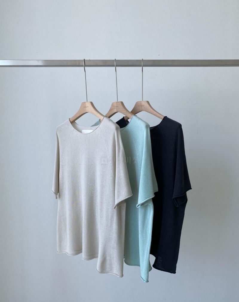 FLOATY - Korean Women Fashion - #Kfashion - Wish Round Tee