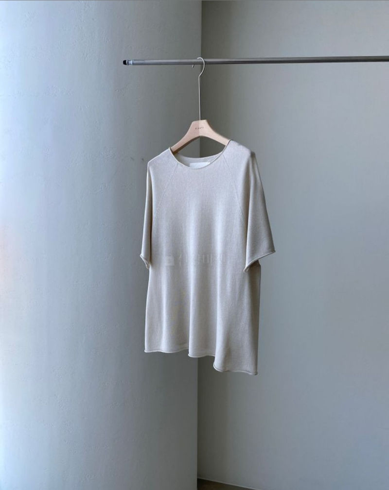 FLOATY - Korean Women Fashion - #Kfashion - Wish Round Tee - 4