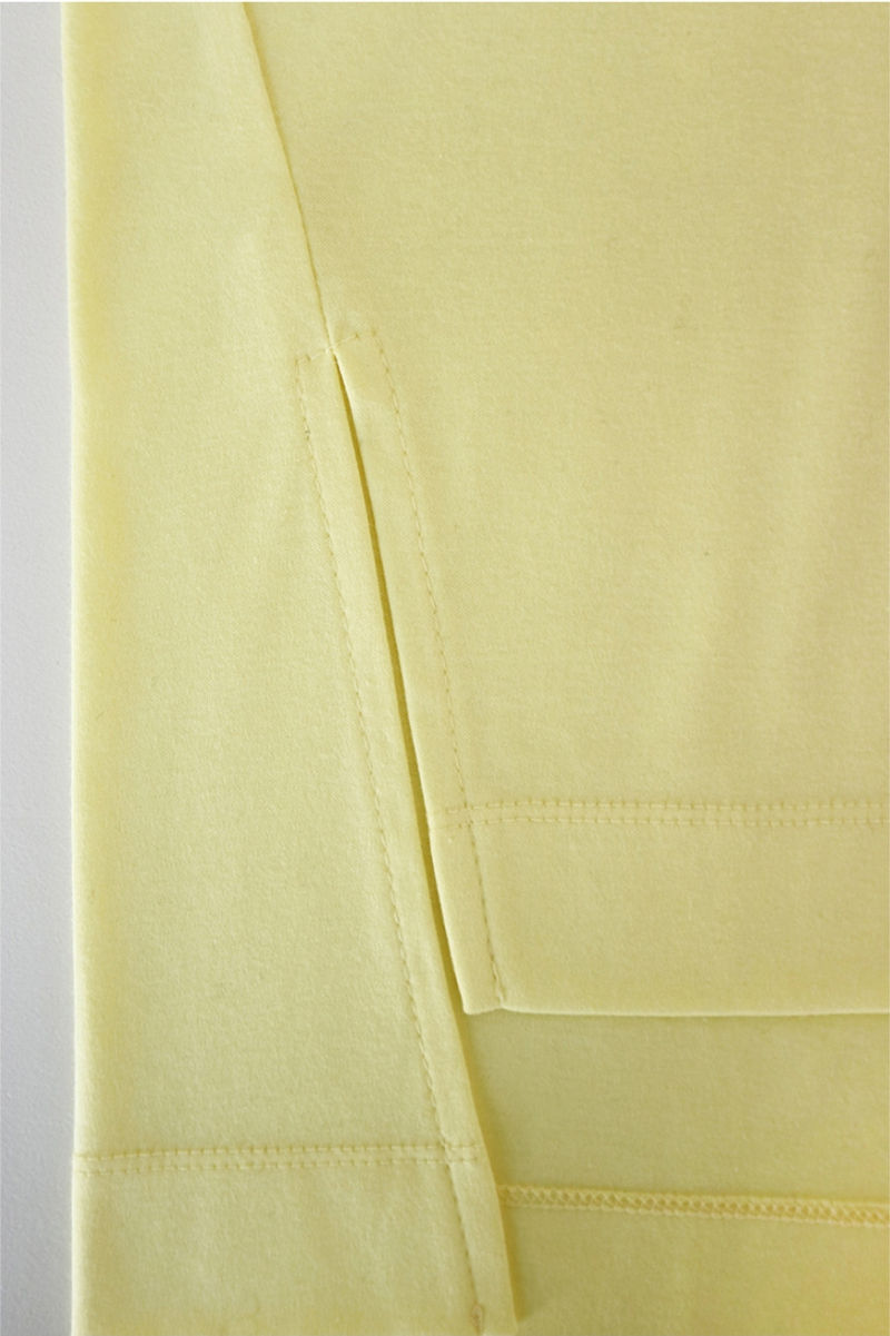 FLOATY - Korean Women Fashion - #Kfashion - Silket Unbalance Tee - 11