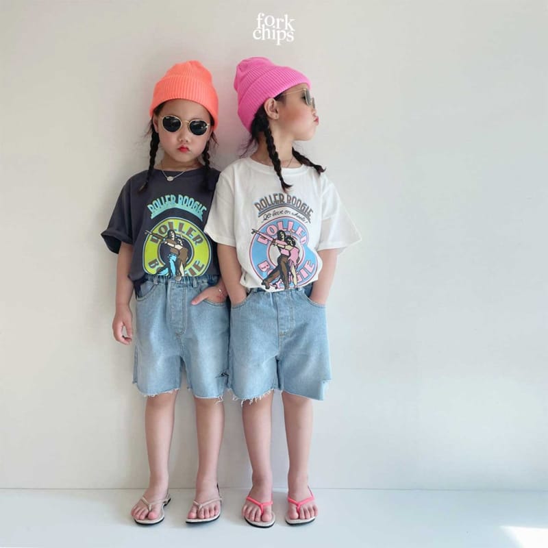 FORK CHIPS - Korean Children Fashion - #Kfashion4kids - Roller Boogie Tee - 7