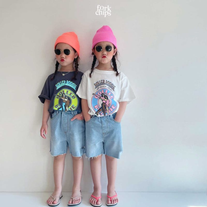 FORK CHIPS - Korean Children Fashion - #Kfashion4kids - Roller Boogie Tee - 9