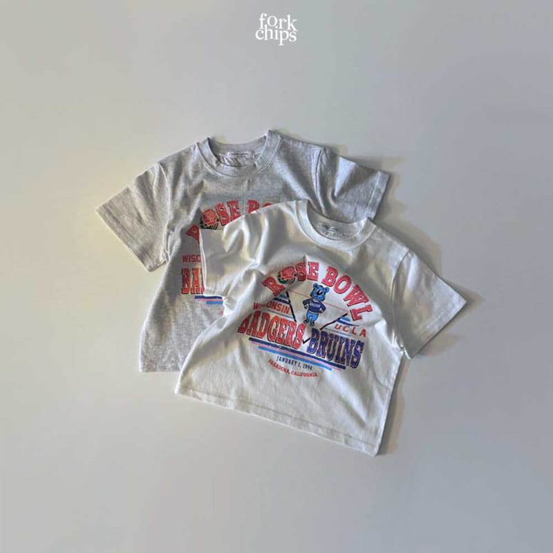 FORK CHIPS - Korean Children Fashion - #Kfashion4kids - Rose Bowl Tee - 2