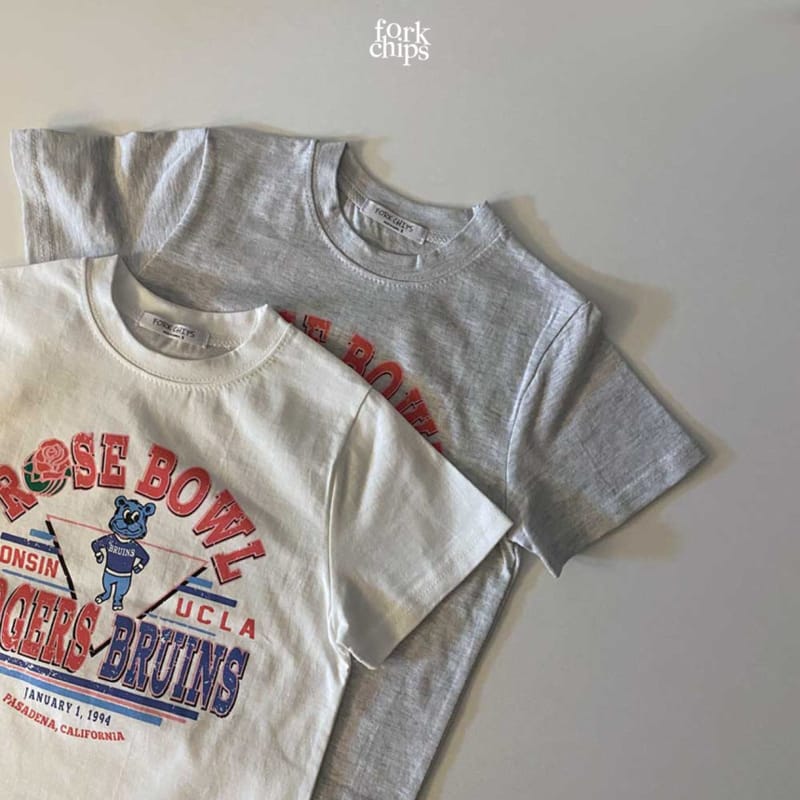 FORK CHIPS - Korean Children Fashion - #Kfashion4kids - Rose Bowl Tee - 3