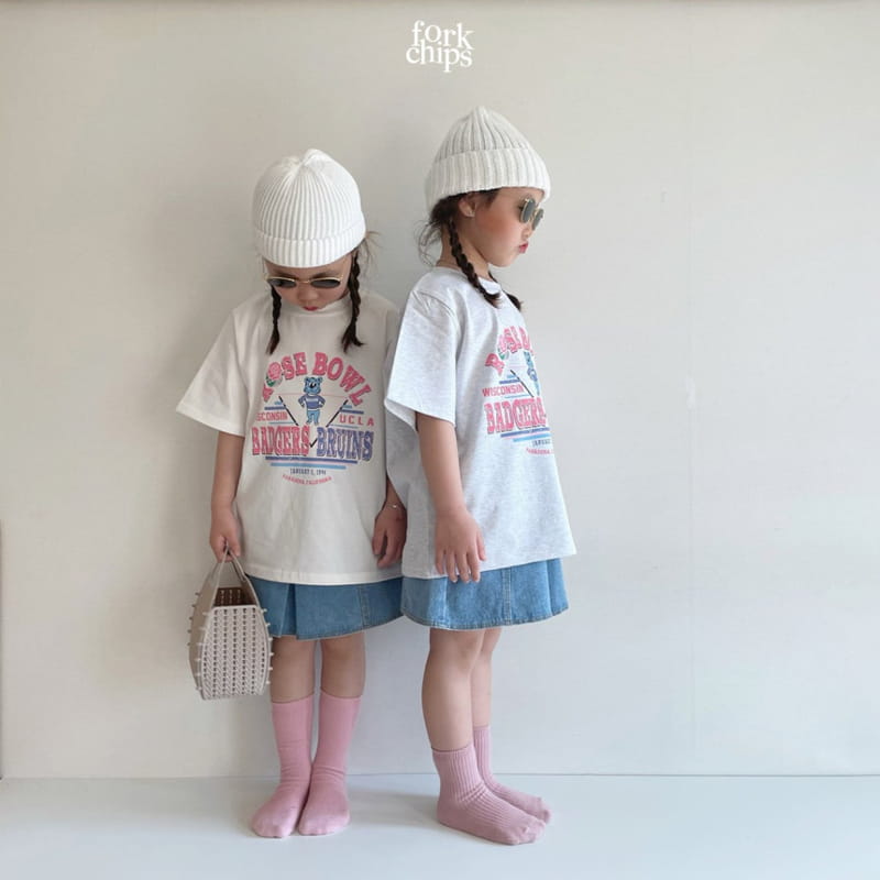 FORK CHIPS - Korean Children Fashion - #Kfashion4kids - Rose Bowl Tee - 5