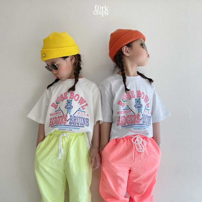 FORK CHIPS - Korean Children Fashion - #Kfashion4kids - Rose Bowl Tee - 9