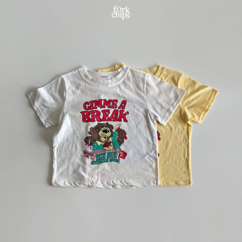 FORK CHIPS - Korean Children Fashion - #Kfashion4kids - Lion Tee - 2