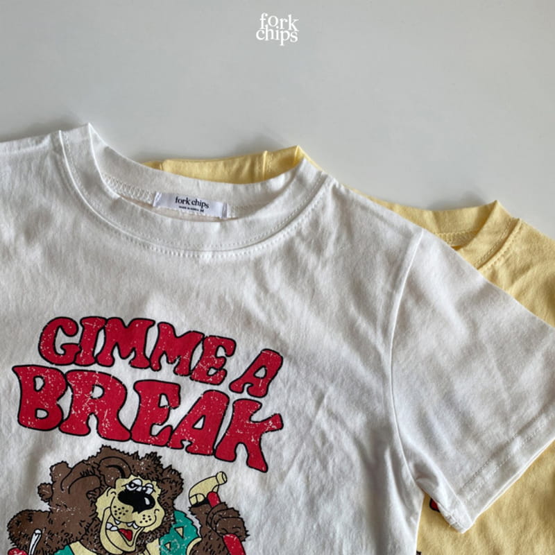 FORK CHIPS - Korean Children Fashion - #Kfashion4kids - Lion Tee - 3