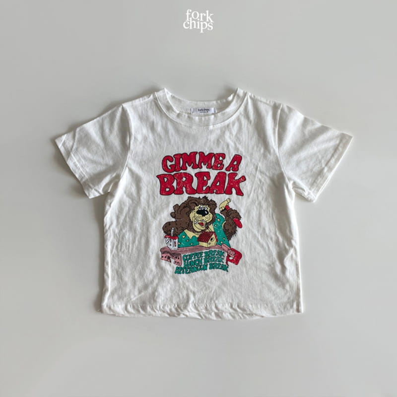 FORK CHIPS - Korean Children Fashion - #Kfashion4kids - Lion Tee - 5