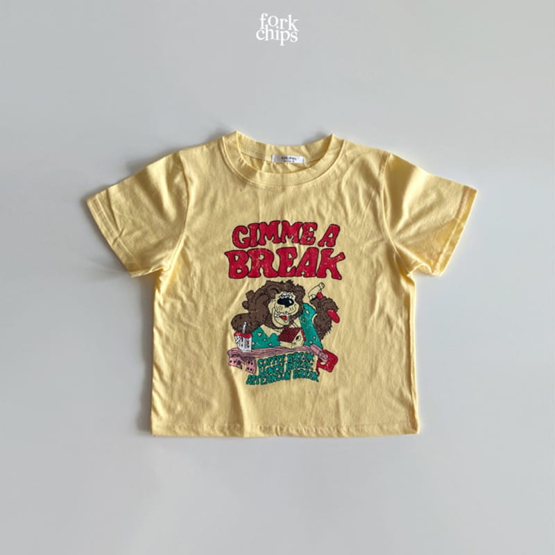 FORK CHIPS - Korean Children Fashion - #Kfashion4kids - Lion Tee - 6
