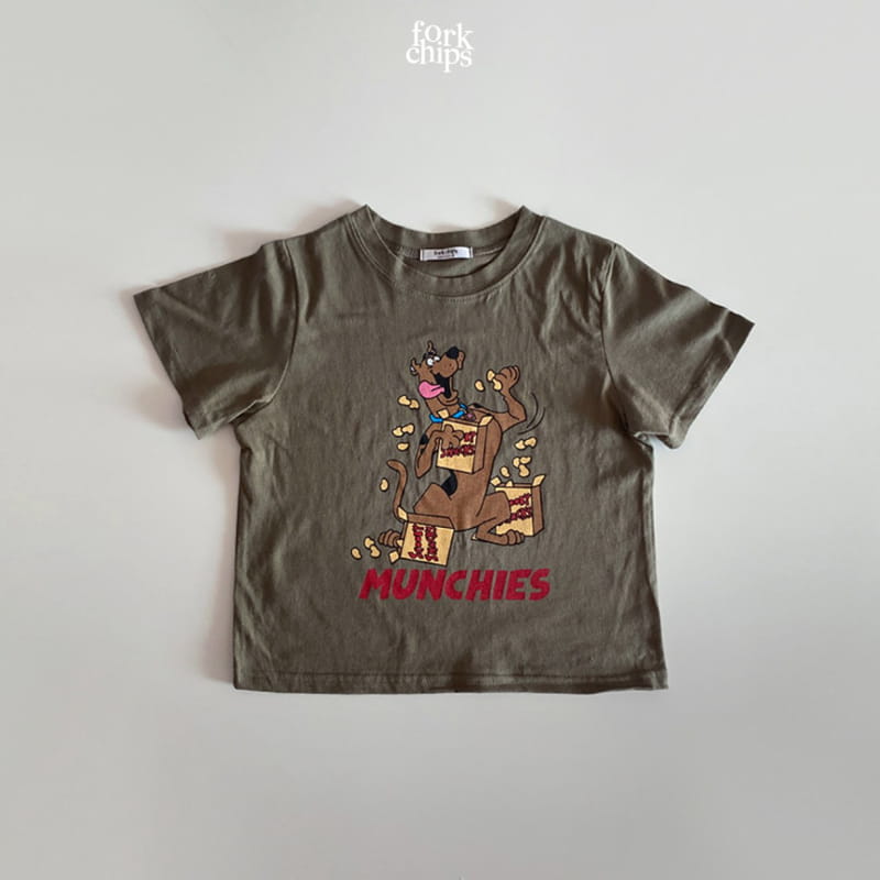 FORK CHIPS - Korean Children Fashion - #Kfashion4kids - Dog Snack Tee - 4