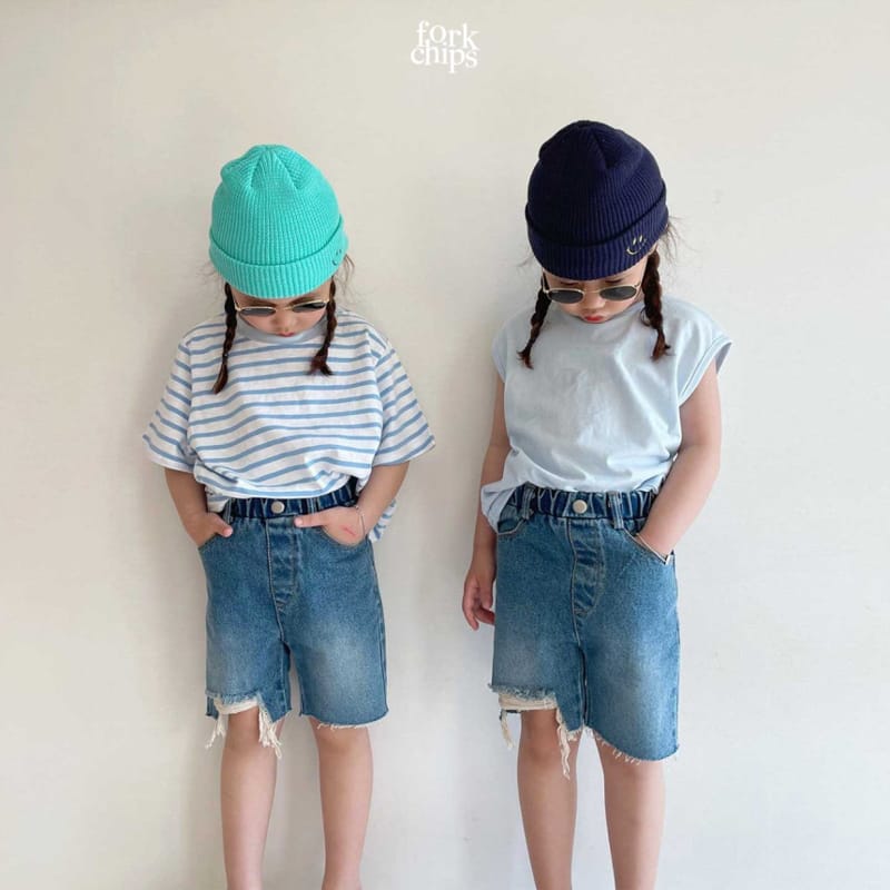 FORK CHIPS - Korean Children Fashion - #Kfashion4kids - Gift 1+1 Tee - 11