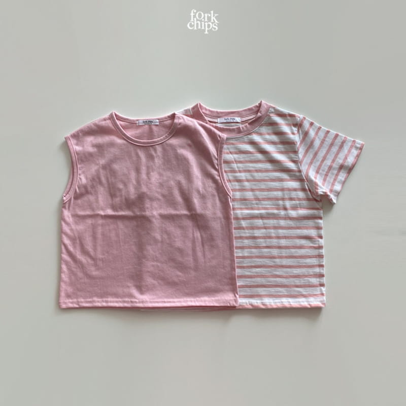 FORK CHIPS - Korean Children Fashion - #Kfashion4kids - Gift 1+1 Tee - 4