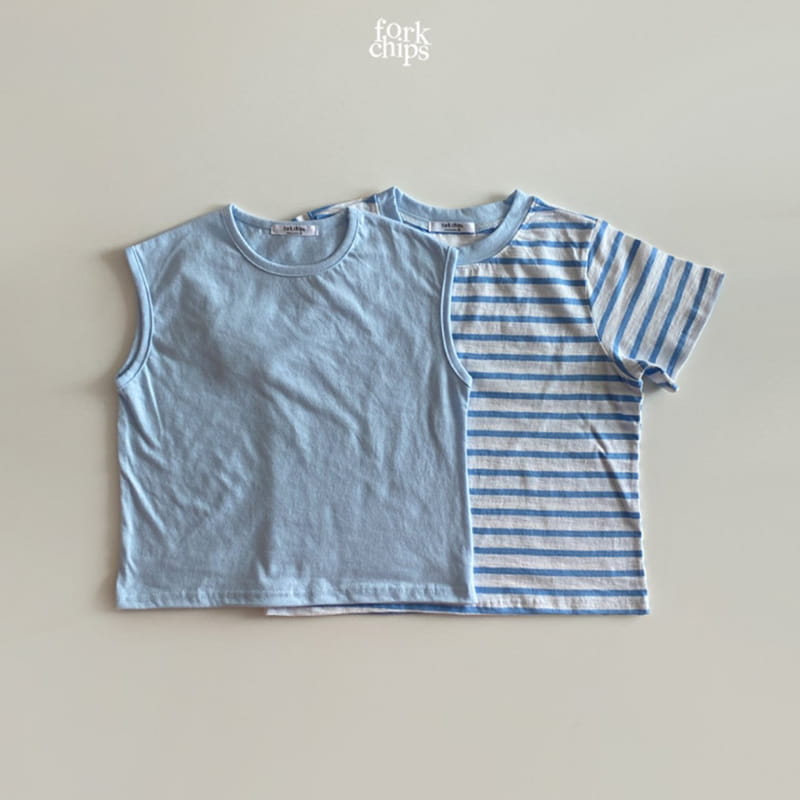 FORK CHIPS - Korean Children Fashion - #Kfashion4kids - Gift 1+1 Tee - 5