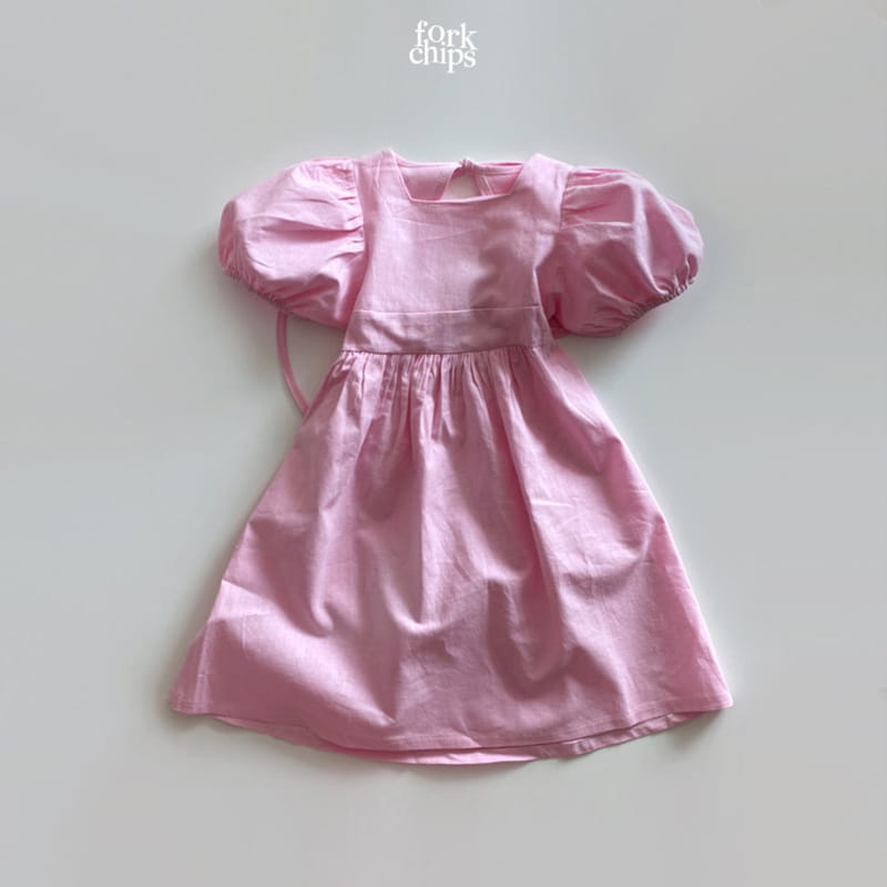 FORK CHIPS - Korean Children Fashion - #Kfashion4kids - Rose Day One-piece - 4