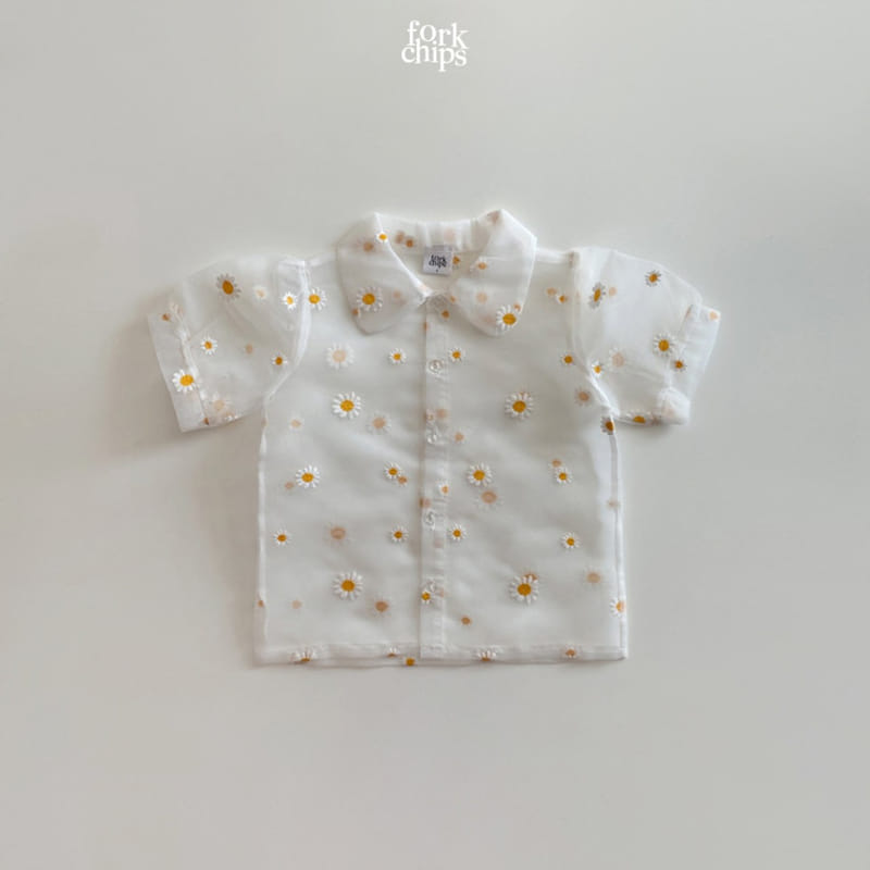 FORK CHIPS - Korean Children Fashion - #Kfashion4kids - Dandelion Blouse