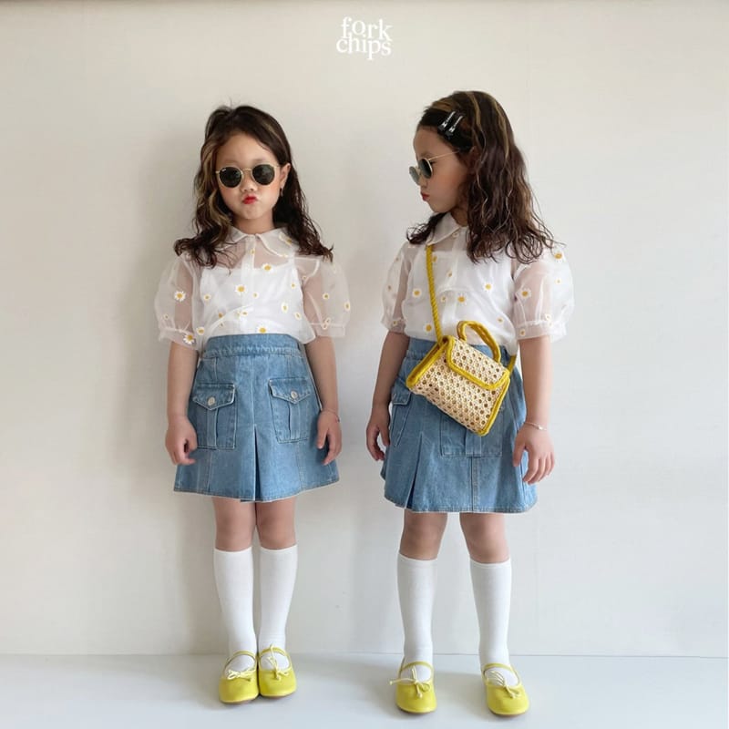 FORK CHIPS - Korean Children Fashion - #Kfashion4kids - Dandelion Blouse - 10