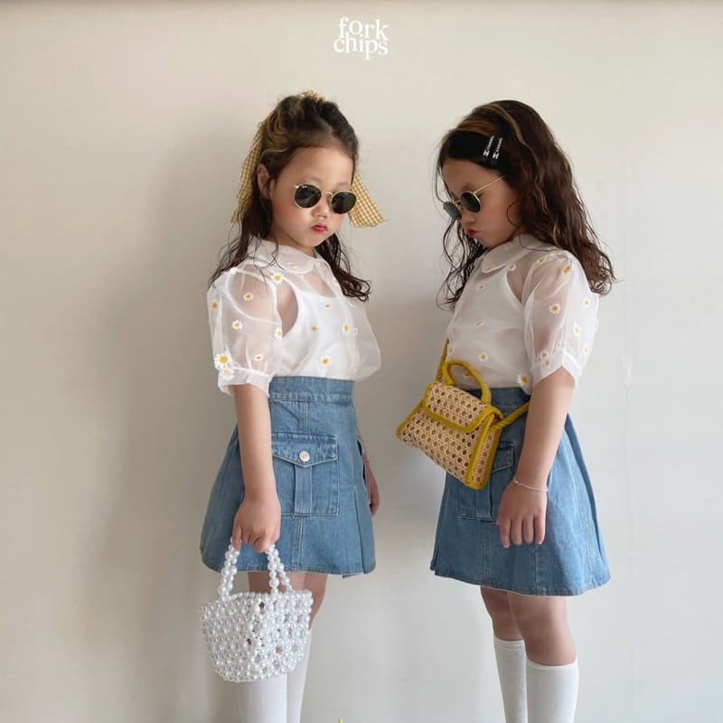 FORK CHIPS - Korean Children Fashion - #Kfashion4kids - Dandelion Blouse - 11
