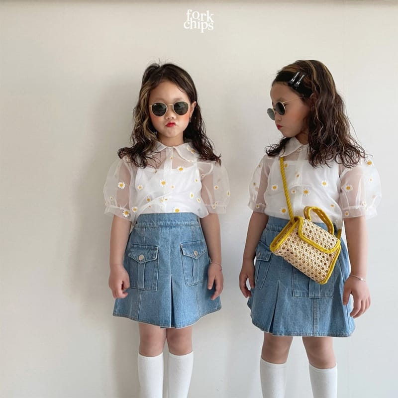 FORK CHIPS - Korean Children Fashion - #Kfashion4kids - Dandelion Blouse - 9