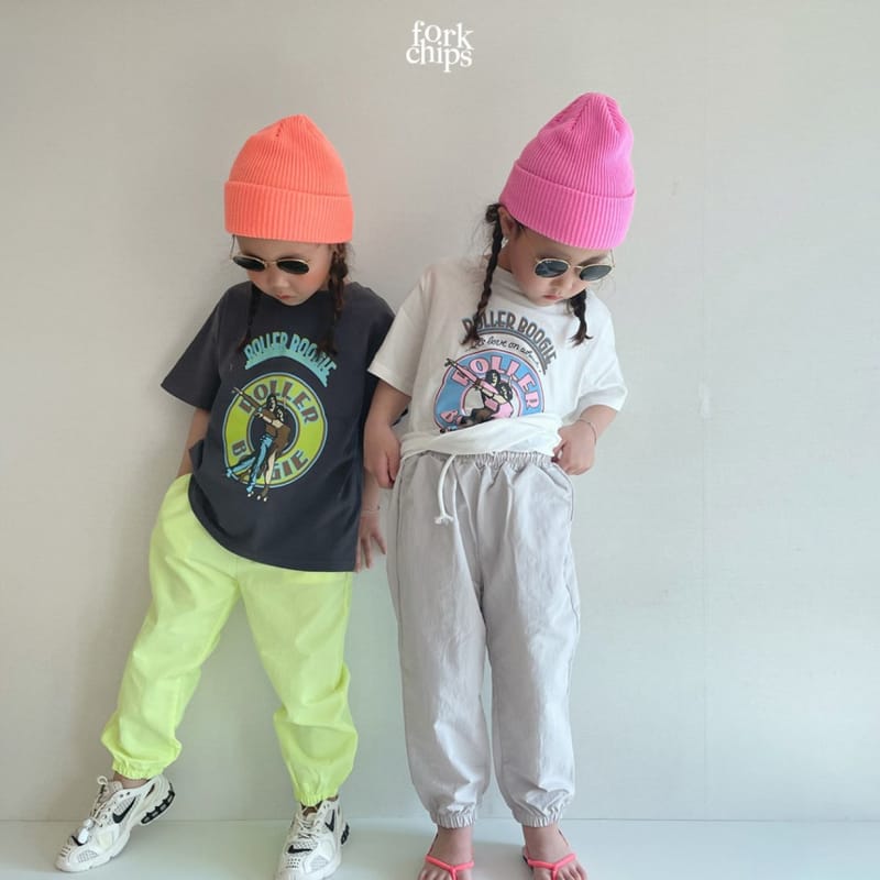 FORK CHIPS - Korean Children Fashion - #Kfashion4kids - Crack Jogger Pants - 10