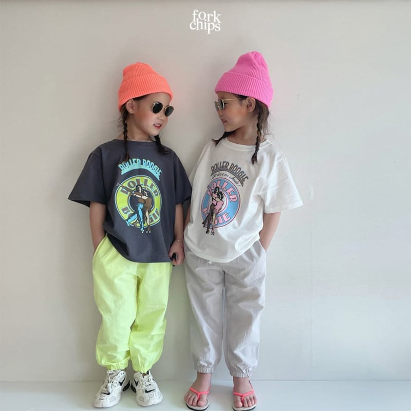 FORK CHIPS - Korean Children Fashion - #Kfashion4kids - Crack Jogger Pants - 11