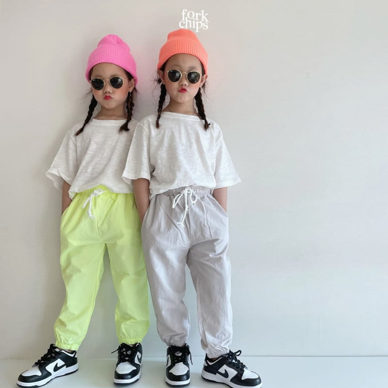 FORK CHIPS - Korean Children Fashion - #Kfashion4kids - Crack Jogger Pants - 12