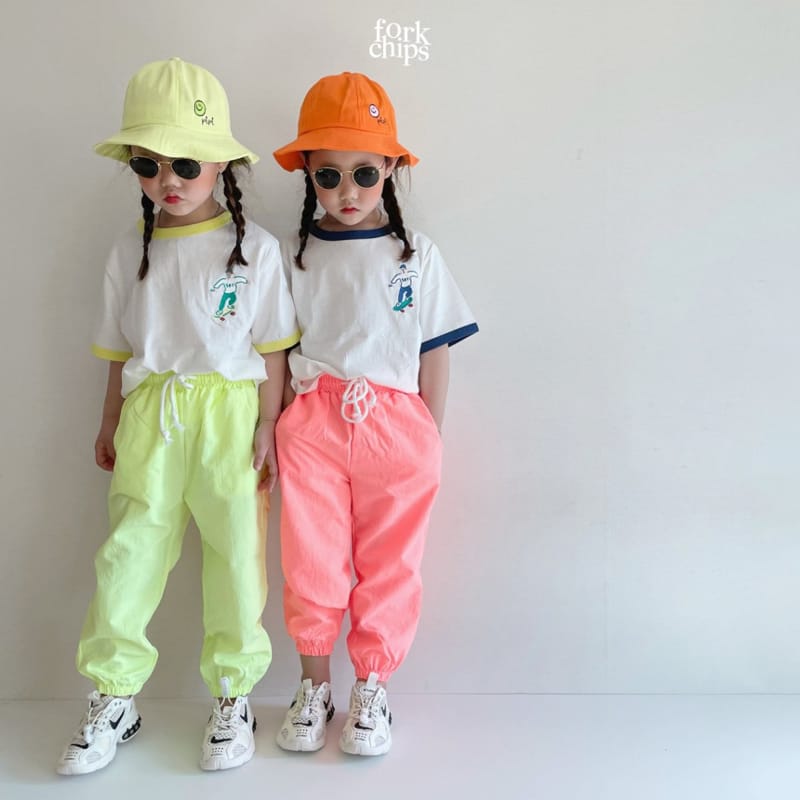 FORK CHIPS - Korean Children Fashion - #Kfashion4kids - Crack Jogger Pants - 9