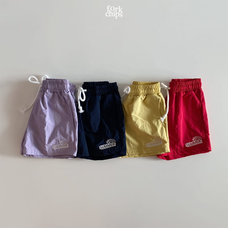 FORK CHIPS - Korean Children Fashion - #Kfashion4kids - Summer Runner Pants
