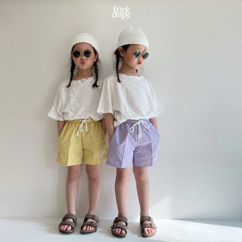 FORK CHIPS - Korean Children Fashion - #Kfashion4kids - Summer Runner Pants - 6