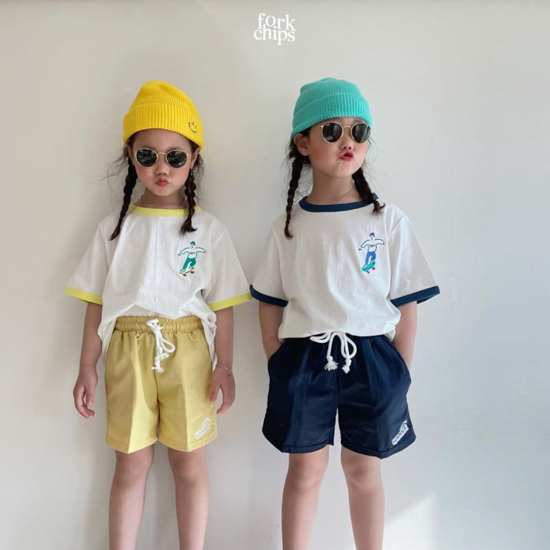 FORK CHIPS - Korean Children Fashion - #Kfashion4kids - Summer Runner Pants - 7