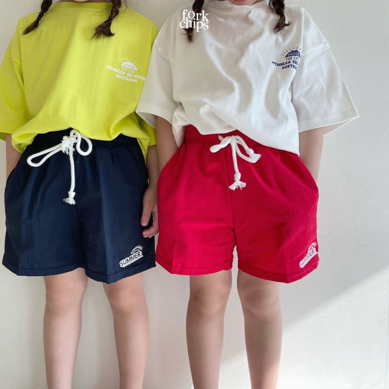 FORK CHIPS - Korean Children Fashion - #Kfashion4kids - Summer Runner Pants - 8
