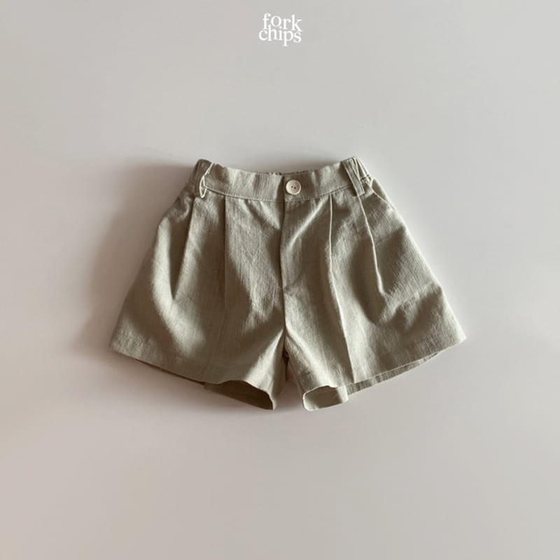 FORK CHIPS - Korean Children Fashion - #Kfashion4kids - Seasoning Half Wide Pants - 5